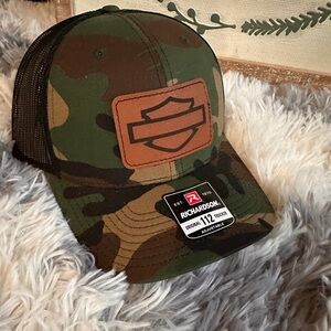 Harley-Davidson Camouflage Trucker Hat - Green/Brown/Black